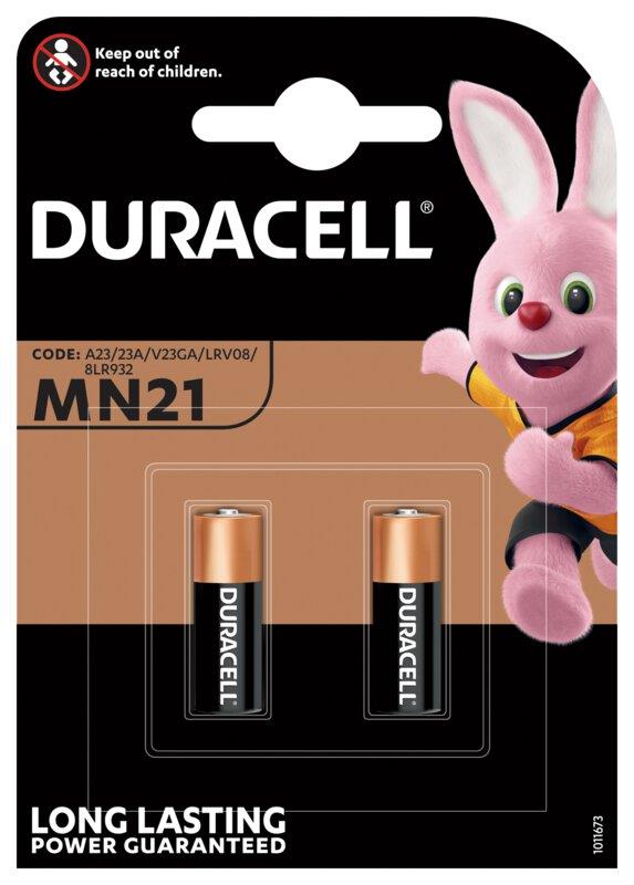Duracell MN21 23A batterier 12V 2 stk. DUR MN21